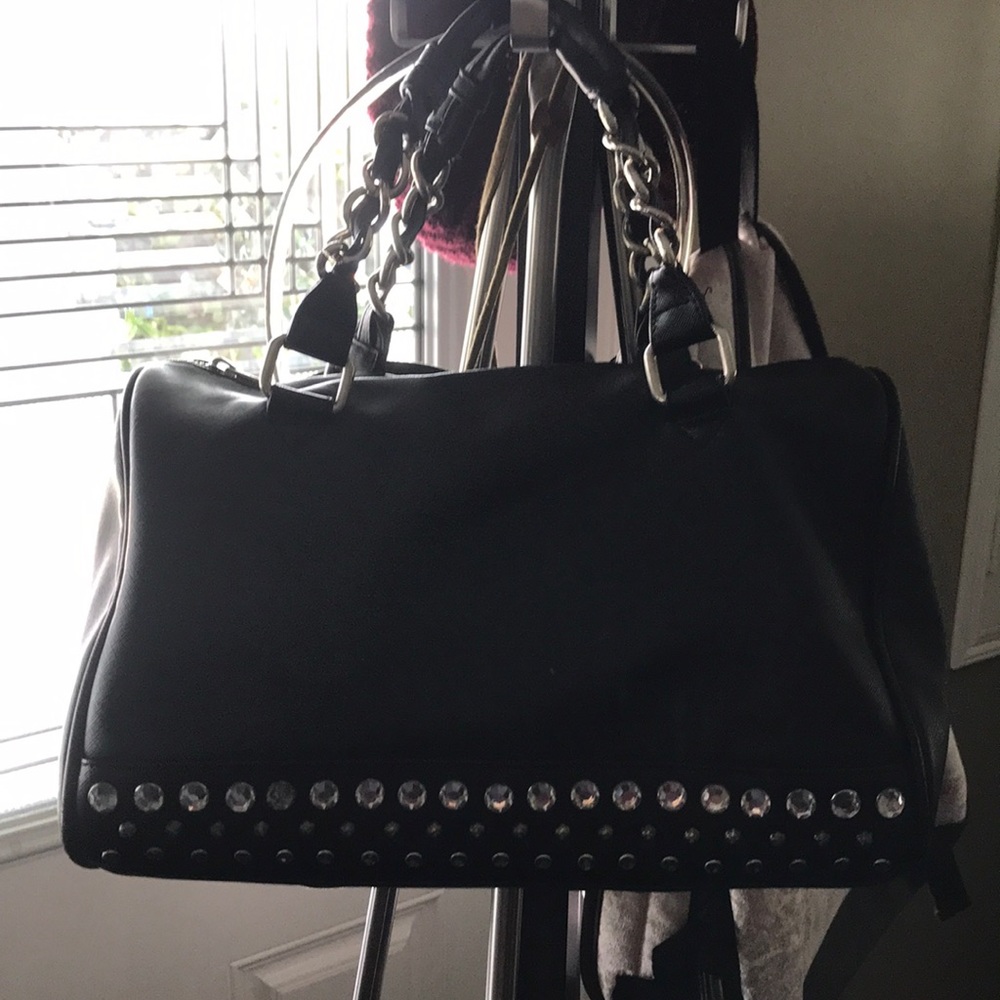 Black sequince bag